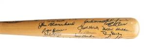 1961 New York Yankees Signed Reunion Bat With 30 Signatures